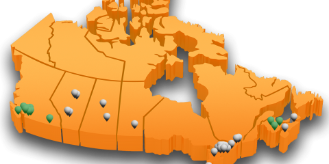 Available Canadian franchise territories