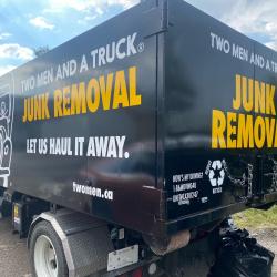 junk removal franchise's junk truck