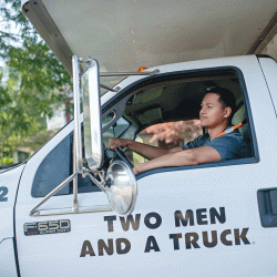 Mover driving truck